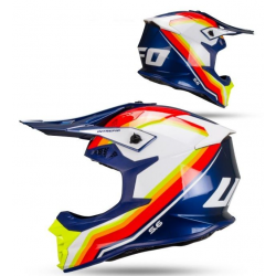 UFO 2026/01 KASK INTREPID CROSS KOLOR ŻÓŁTY/NIEBIESKI FLUO ROZMIAR L ( ECE 22R06 ) - KOLEKCJA 2026