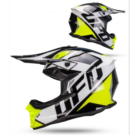 UFO 2026/01 KASK INTREPID CROSS KOLOR BIAŁY/CZARNY ROZMIAR XS ( ECE 22R06 ) - KOLEKCJA 2026