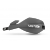 UFO 2026/01 OSŁONY RĄK (HANDBARY) MUGAN UNIWERSALNE KOMPLET Z MOCOWANIEM NA KIEROWNICĘ 22 I 28MM KOLOR SZARY