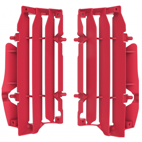 POLISPORT OSŁONY CHŁODNICY (KRATKI-KOMPLET) BETA RR 2T/4T '20-'25 KOLOR CZERWONY