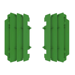 POLISPORT OSŁONY CHŁODNICY (KRATKI-KOMPLET ) KAWASAKI KX 250 '05-'07 KOLOR ZIELONY