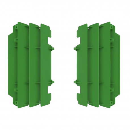 POLISPORT OSŁONY CHŁODNICY (KRATKI-KOMPLET ) KAWASAKI KX 250 '05-'07 KOLOR ZIELONY