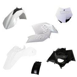 POLISPORT KOMPLET PLASTIKÓW KTM SX 65 '12-'15 KOLOR BIAŁY