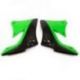 UFO OSŁONY CHŁODNICY KAWASAKI KXF 450 '09-'11 KOLOR OEM (CZARNY/ZIELONY)