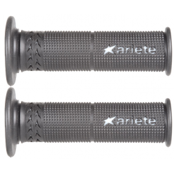 ARIETE MANETKI ROAD SUPER SOFT ESTORIL SUPER BIKE GEL (120 MM) Z OTWOREM KOLOR CZARNY BIAŁY (12)