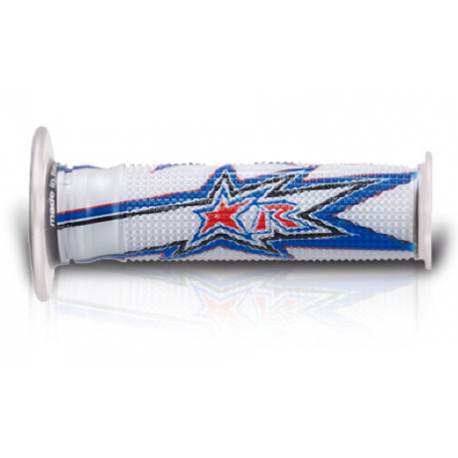 ARIETE WYPRZEDAŻ MANETKI 02632-RBA EVO ROAD (120 MM) BEZ OTWORU KOLOR BIAŁY/NIEBIESKI