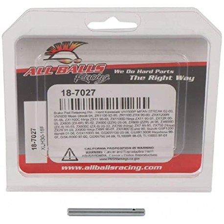 ALL BALLS TRZPIENIE (JEDEN WIESZAK) KLOCKÓW HAMULCOWYCH PRZÓD KAWASAKI VN 1500/1600, ZZR 600/1100, ZX6R, ZX7R, SUZUKI GSF 1200,