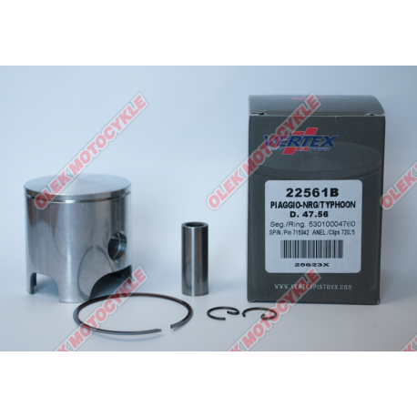 VERTEX TŁOK POLINI, GILERA, PIAGGIO 47,56MM (PIERŚCIENIE 53010004760 x 1 SZT.)