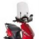 KAPPA SZYBA KYMCO LIKE 50/125/200I (09-16), PIAGGIO ZIP 50 2T / 50 4T (13-18), ZIP 50-125 (00-12) 52 X 66,6 CM PRZEZROCZYSTA - P