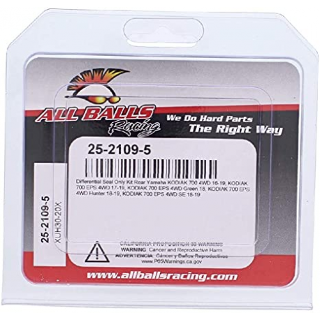 ALL BALLS USZCZELNIACZE DYFERENCJAŁU TYLNEGO YAMAHA KODIAK 700 16-18