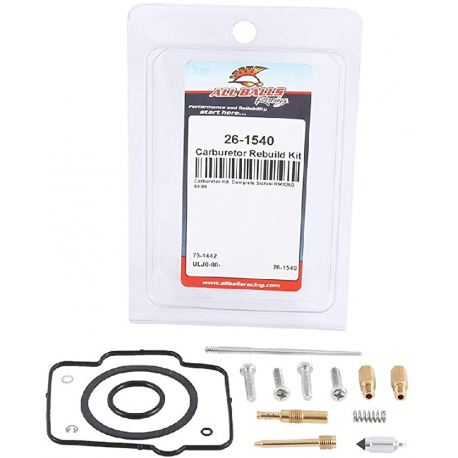 ALL BALLS ZESTAW NAPRAWCZY GAŹNIKA SUZUKI RMX 250 '93-'99