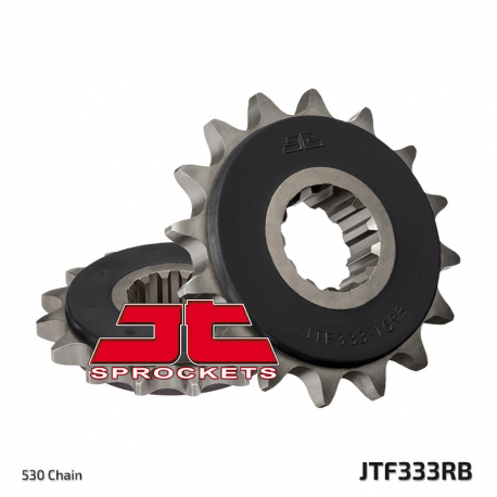 JT ZĘBATKA PRZEDNIA 347 16 Z GUMĄ HONDA CBR 1000RR '04-'16, CBF 1000, CBR 900/929/954 (JTF333.16RB) * (ŁAŃC. 530)