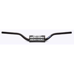 RENTHAL KIEROWNICA 1,1/8 CALA (28,6MM) MX FATBAR HANDLEBAR BLACK MCGRATH / SHORT PADDED PADDED KOLOR CZARNY Z GĄBKĄ