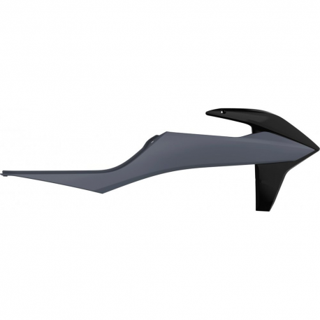 POLISPORT OSŁONY CHŁODNICY (KOMPLET) KTM SX/SXF 19 KOLOR CZARNY/SZARY