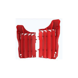 POLISPORT OSŁONY CHŁODNICY (KRATKI - KOMPLET) HONDA CRF 250R 18-19 KOLOR CZERWONY