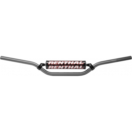 RENTHAL KIEROWNICA 7/8 CALA (22MM) MX HANDLEBAR GREY RC PADDED KOLOR SZARY GĄBKĄ