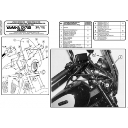 KAPPA MOCOWANIE SZYBY YAMAHA - WYCOFANY Z OFERTY