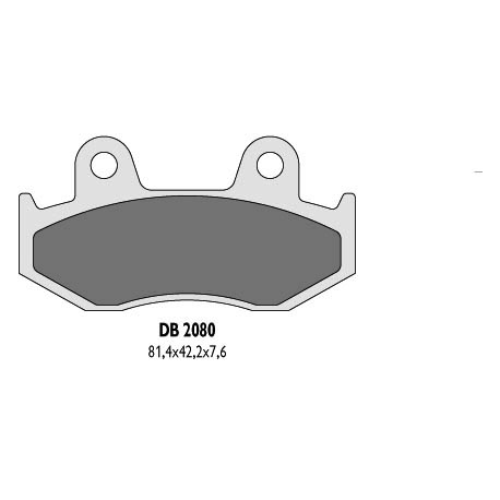 DELTA BRAKING KLOCKI HAMULCOWE KH92, KH323 - ZASTĘPUJĄ DB2080MX-D ORAZ DB2080QD-D