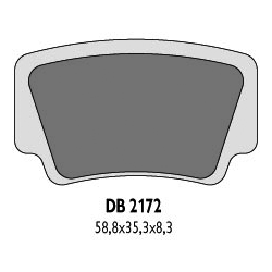 DELTA BRAKING KLOCKI HAMULCOWE KH463 KTM QUAD - ZASTĘPUJĄ DB2172MX-D ORAZ DB2172QD-D