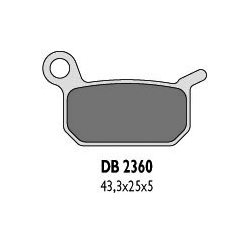 DELTA BRAKING KLOCKI HAMULCOWE KH325 KTM 50/60 TYŁ - ZASTĘPUJĄ DB2360MX-N