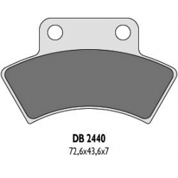 DELTA BRAKING KLOCKI HAMULCOWE KH232 QUADZILLA, POLARIS TYŁ - ZASTĘPUJĄ DB2440MX-D ORAZ DB2440QD-D