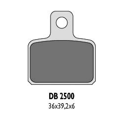 DELTA BRAKING KLOCKI HAMULCOWE KH351 - ZASTĘPUJĄ DB2500MX-D I DB2500QD-D