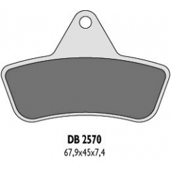 DELTA BRAKING KLOCKI HAMULCOWE KH271 ARCTIC CAT`96-04 (F+R) - ZASTĘPUJĄ DB2570MX-D ORAZ DB2570QD-D