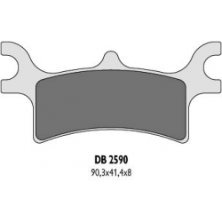 DELTA BRAKING KLOCKI HAMULCOWE KH314 POLARIS TYŁ - ZASTĘPUJĄ DB2590MX-D ORAZ DB2590QD-D