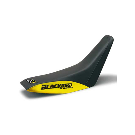 BLACKBIRD POKROWIEC/POSZYCIE NA SIEDZENIE SUZUKI RM 125/250 '91-'95 (16) TRADITIONAL, KOLOR CZARNY/ŻÓŁTY