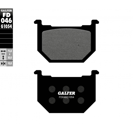 GALFER KLOCKI HAMULCOWE KH51 SUZUKI GN/GS/GSX PRZÓD