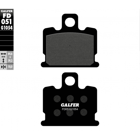 GALFER KLOCKI HAMULCOWE KH70 YAMAHA XJ 550/750