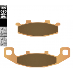 GALFER KLOCKI HAMULCOWE KH129 SPIEK METALICZNY (ZŁOTE) STREET KAWASAKI/SUZUKI