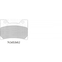 GALFER KLOCKI HAMULCOWE KH160 PÓŁMETALICZNE YAMAHA FZR/TDM/FJ/V-MAX (OFERTA SPECJALNA) WYCOFANE Z OFERTY