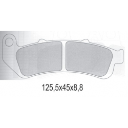 GALFER KLOCKI HAMULCOWE KH189 PÓŁMETALICZNE HONDA CBR 1000F DUAL (93-99) (OFERTA SPECJALNA) WYCOFANE Z OFERTY