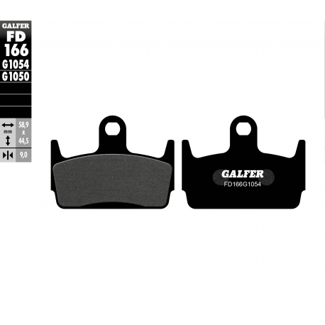 GALFER KLOCKI HAMULCOWE KH234 SKUTERY