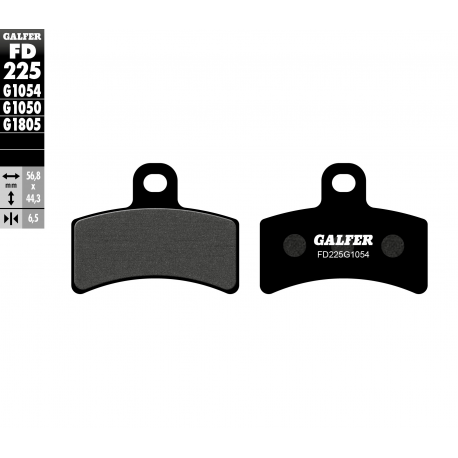 GALFER KLOCKI HAMULCOWE KH291 GAS GAS