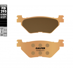GALFER KLOCKI HAMULCOWE KH319/2 SPIEK METALICZNY (ZŁOTE) STREET TYŁ ( YAMAHA FJR/TDM900/XTZ1200/XVS950/XVS1300/XV1700 )