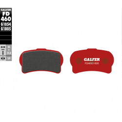 GALFER KLOCKI HAMULCOWE KH644 TRIAL, GAS GAS, MONTESA, OSSA, HONDA RED (PRZÓD)