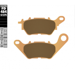 GALFER KLOCKI HAMULCOWE KH662 YAMAHA YZF - R3 '15-'18 SPIEK METALICZNY (ZŁOTE) TYŁ