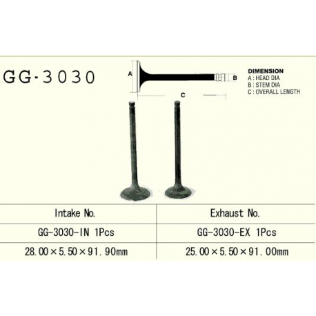 VESRAH ZAWÓR WYDECHOWY SUZUKI LT 160 '89-'03 (1 NA POJAZD) (OEM: 12912-02C00) (1SZT.)