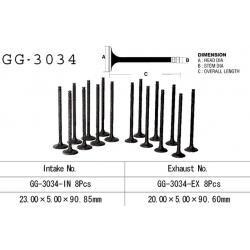 VESRAH ZAWÓR WYDECHOWY SUZUKI GSX 600F '92-97' (OEM: 12912-19E00) (1SZT.)