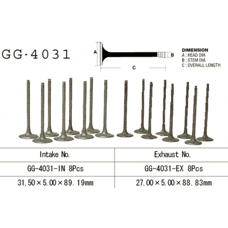 VESRAH ZAWÓR WYDECHOWY KAWASAKI ZRX 1100/1200 (OEM: 12005-1148) (1SZT.)