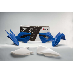 RACETECH KOMPLET PLASTIKÓW HUSABERG TE/FE 125/250/300/350/450/501 '13-'14 KOLOR OEM NIEBIESKI BIAŁY