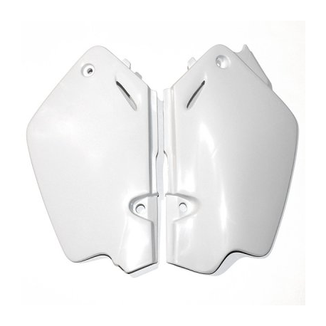 UFO BOCZKI TYLNE HONDA CR 80 '96-'02 KOLOR BIAŁY