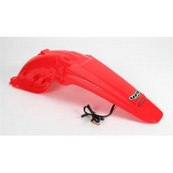 UFO BŁOTNIK TYŁ HONDA CRF 450X '05-'09 Z LAMPKĄ KOLOR CZERWONY